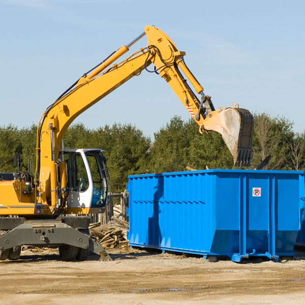 how many times can i have a residential dumpster rental emptied in Trinity County